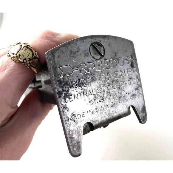 Vintage Speedo Jar Opener Metal Screw Cap Remover Tool Made In USA - Picture 5 of 5